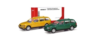 Herpa 012249-007 - H0 - VW Passat - gelb/grün